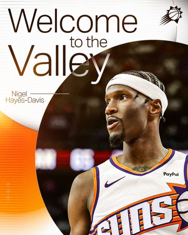 He scored 50 points in a single game in the European League! Official announcement: Forward Nigel Hayes Davis joins the Suns